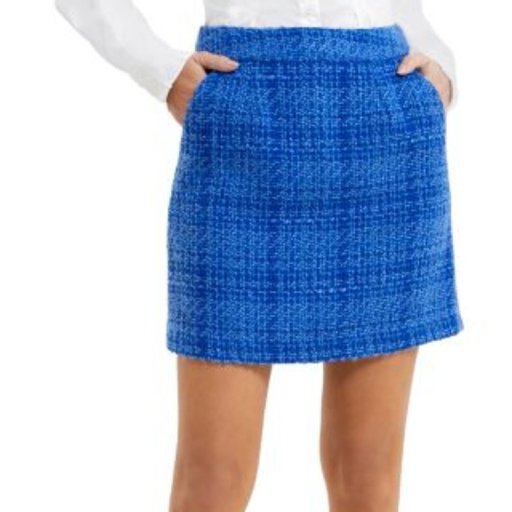 French Connection Azzurra Tweed Mini Skirt Size 8